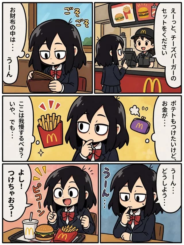 Fast Food Schoolgirl Manga Page preview image 1