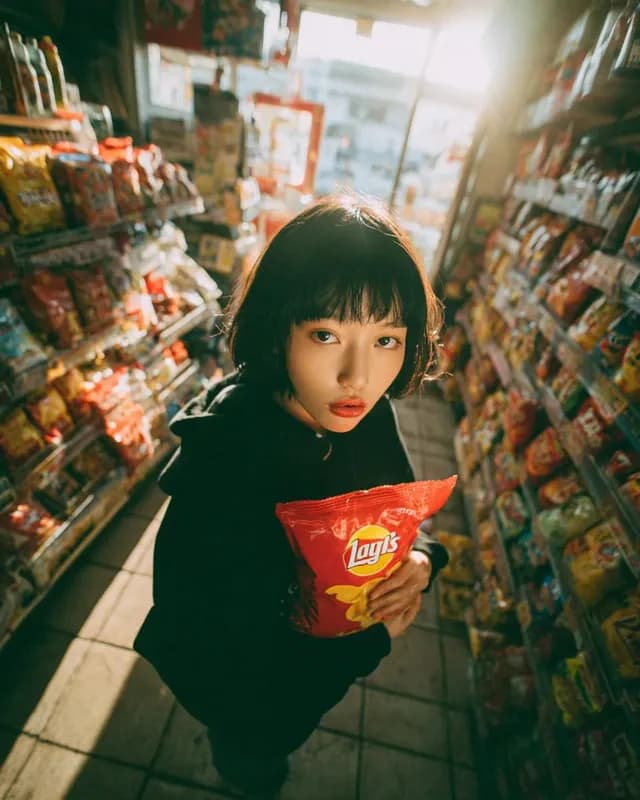 Convenience Store Candid Portrait preview image 1