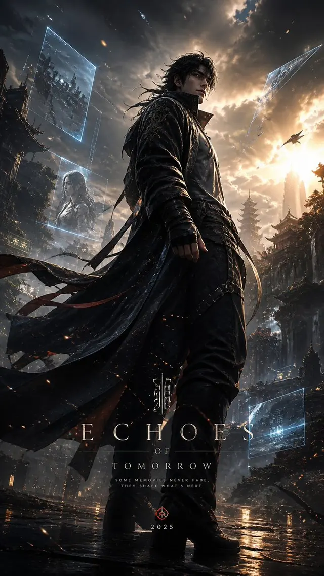 Cinematic Character Poster with Layered Depth preview image 1