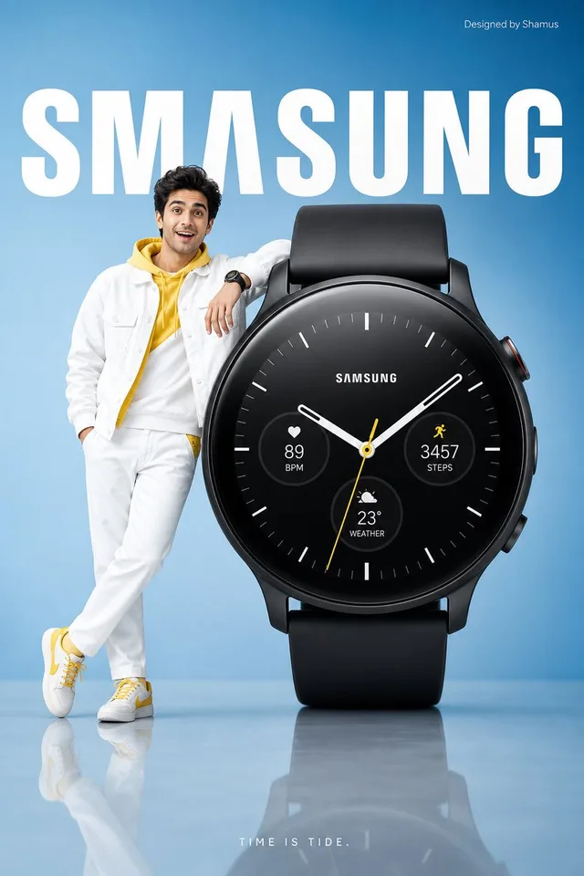 Minimalist Smartwatch Commercial Ad preview image 1