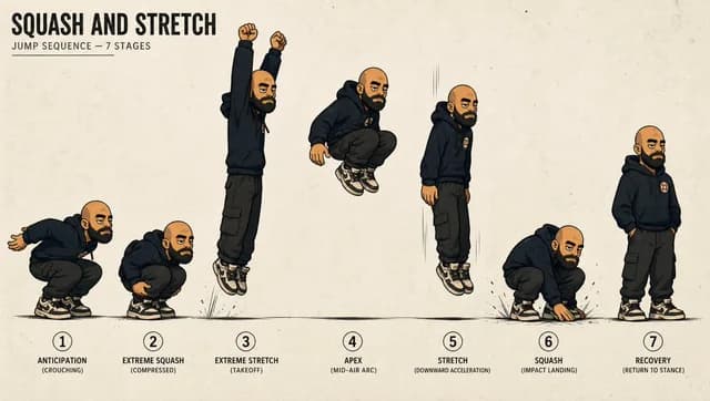 Squash and Stretch Jump Sheet preview image 1