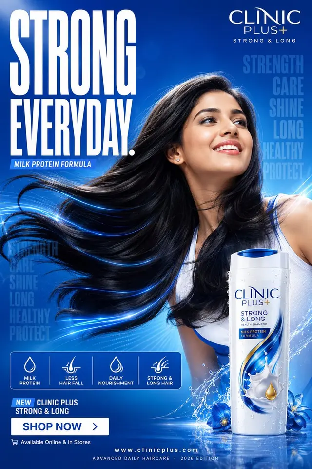 Clinic Plus Strong Hair Ad preview image 1