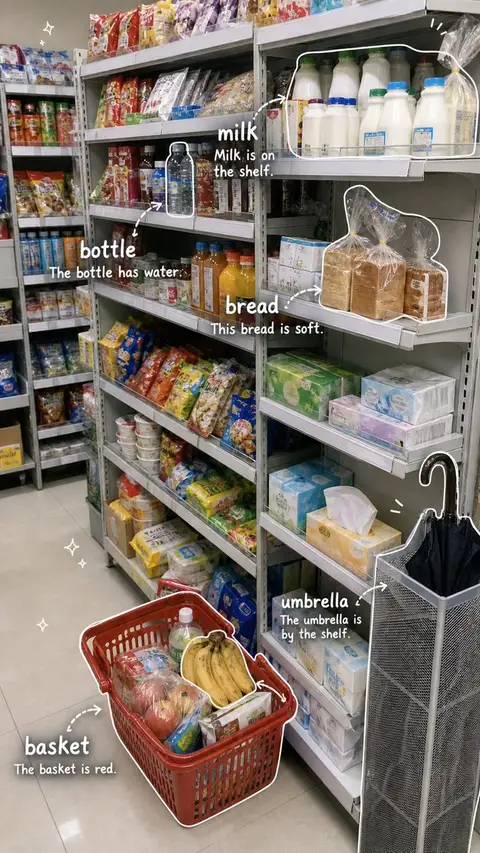 Grocery Vocabulary Notebook Photo preview image 1