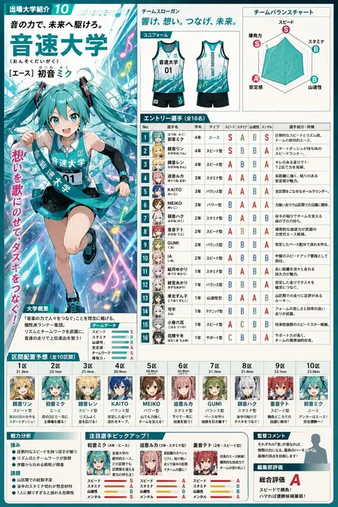 Anime Ekiden Magazine Team Profile preview image 1