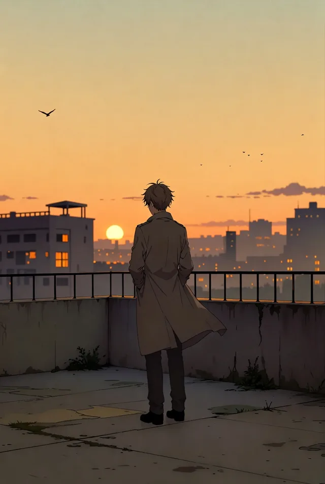 Golden Week Ending Rooftop Sunset preview image 1
