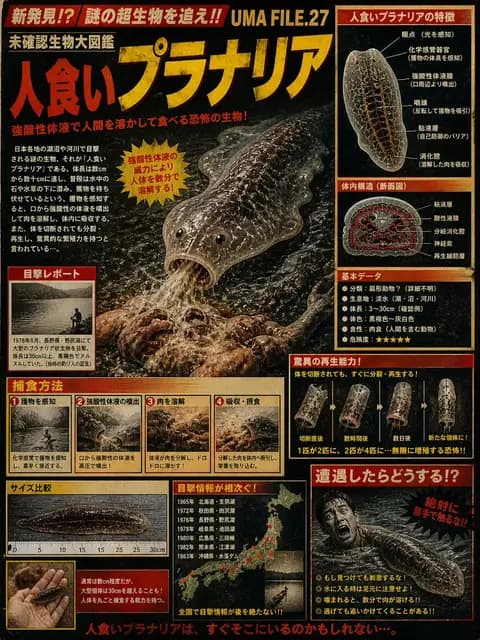 Retro Man-Eating Planaria Dossier preview image 1