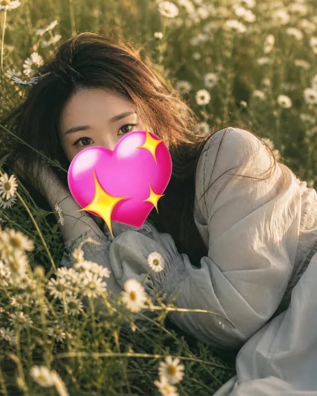 Golden Hour Daisy Field Portrait preview image 1