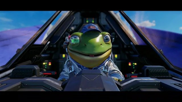 Cute Frog Fighter Pilot preview image 1
