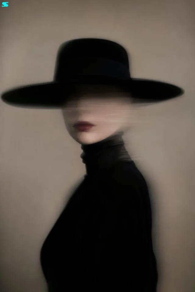 Surreal Minimalist Fashion Portrait preview image 1