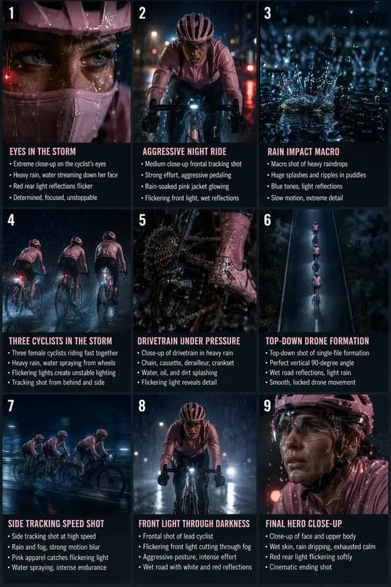 Night Rain Storyboard Infographic preview image 1