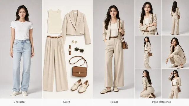 AI Fashion Comparison Poster preview image 1
