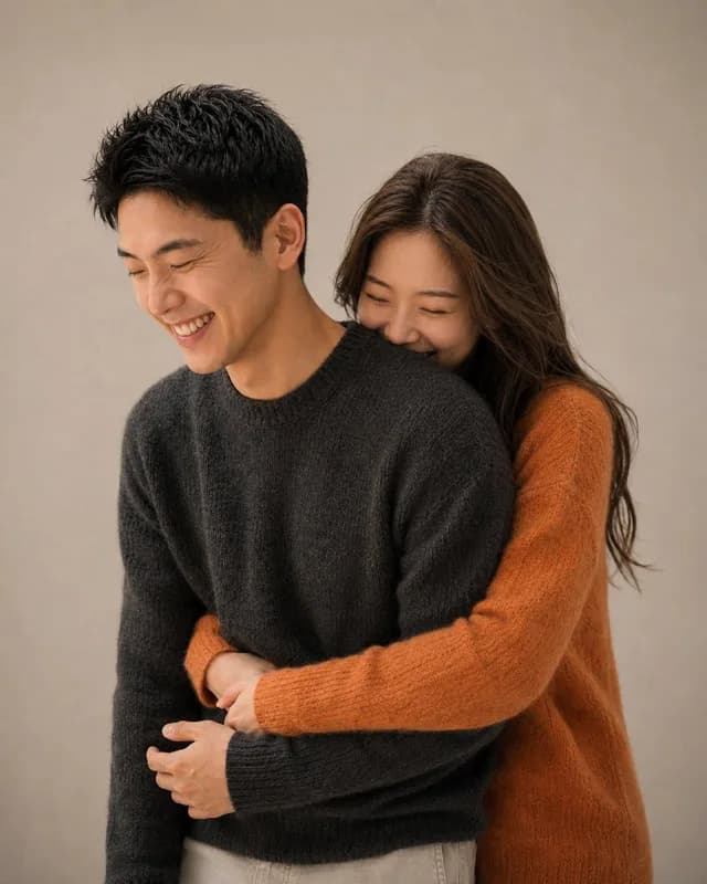 Korean Magazine Couple Portrait preview image 1