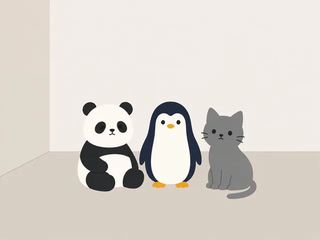 Minimal Clay Animal Trio preview image 1