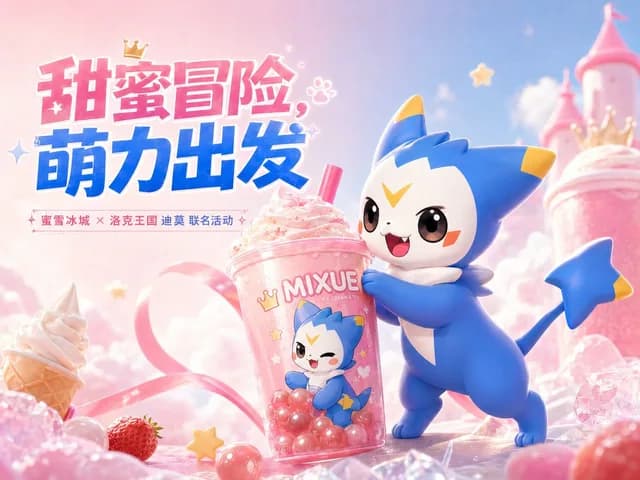 MIXUE Dimo Candy Kingdom Poster preview image 1