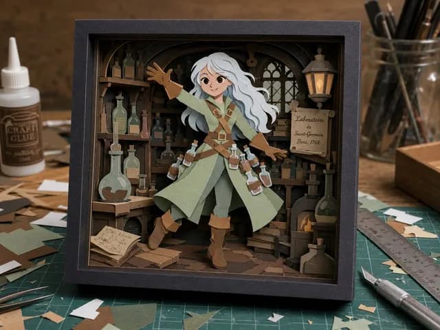 Craft Paper Alchemist Shadow Box preview image 1