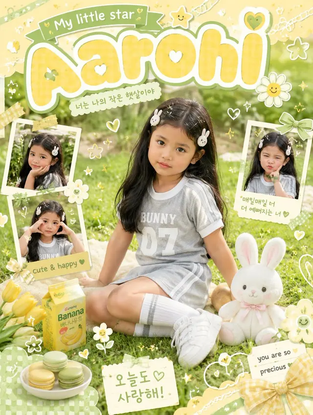 Kawaii Scrapbook Children Poster preview image 1