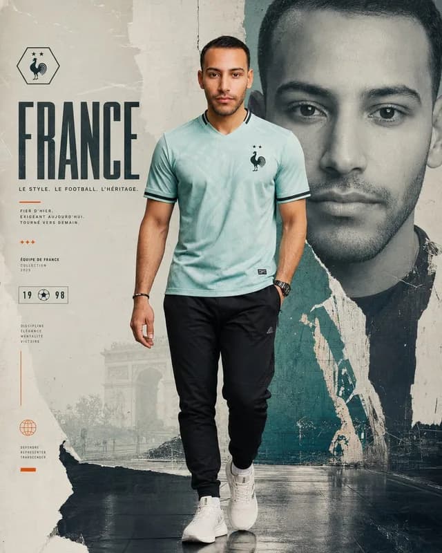 Football Fashion Editorial Poster preview image 1