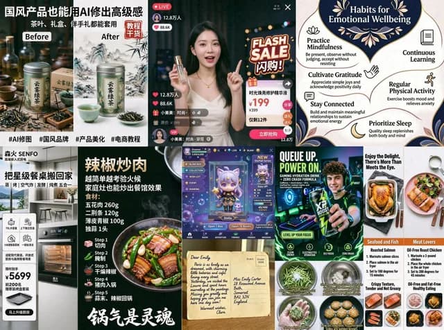 AI Ad and Infographic Capability Collage preview image 1