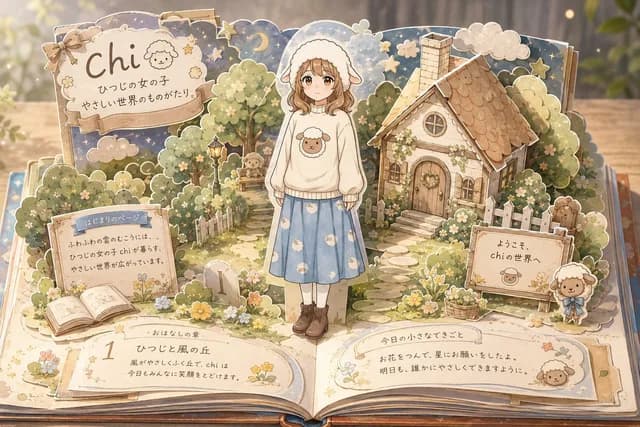 Sheep Girl Pop-Up Storybook preview image 1