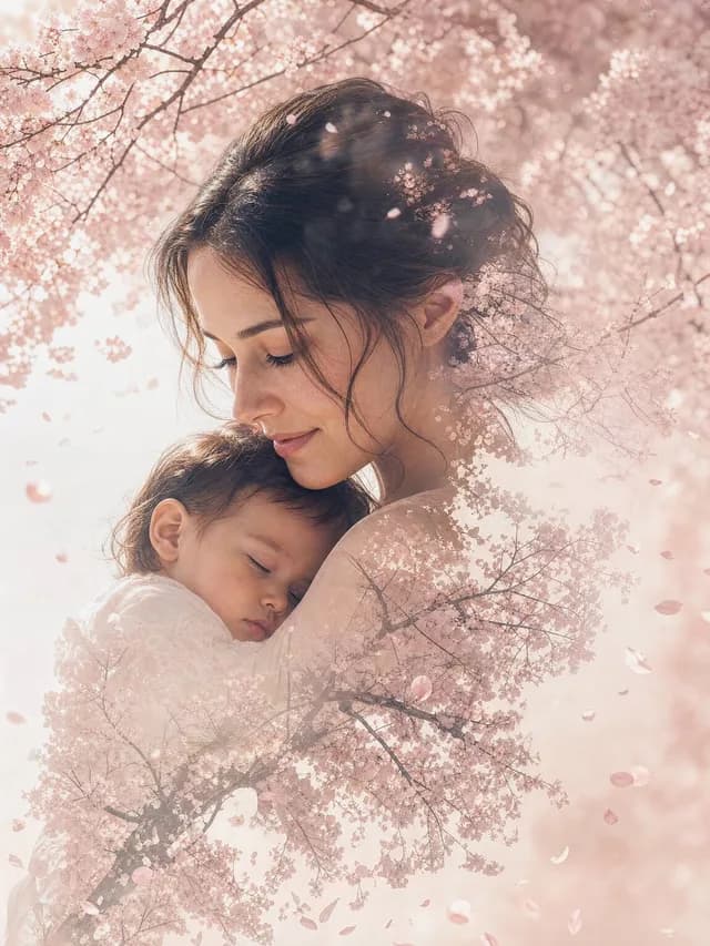 Double Exposure Nature Portrait preview image 1