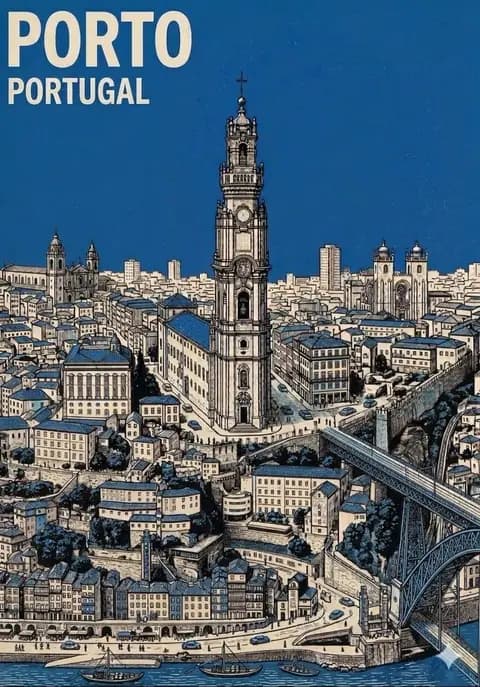 Mid-Century Travel Poster preview image 1
