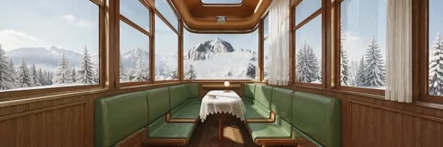 Vintage Alpine Train Lounge preview image 1