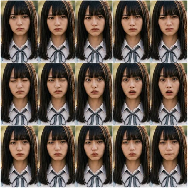 Photoreal FACS Expression Grid preview image 1