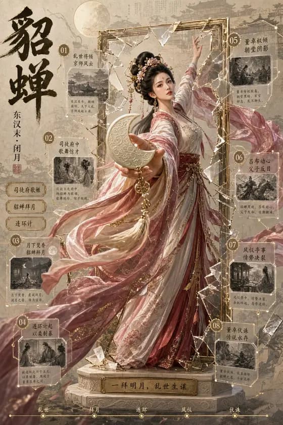 Diaochan 3D Break-Frame Archive Poster preview image 1