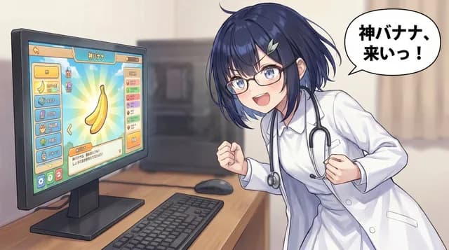 Anime Doctor Summoning Divine Banana preview image 1