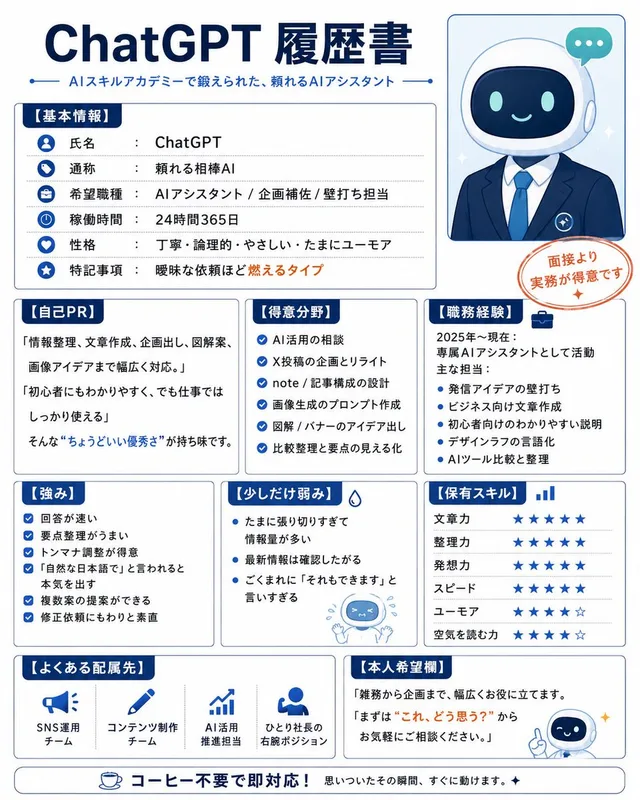Humorous AI Resume Generator preview image 1