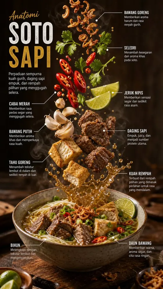 Editorial Food Infographic Poster preview image 1