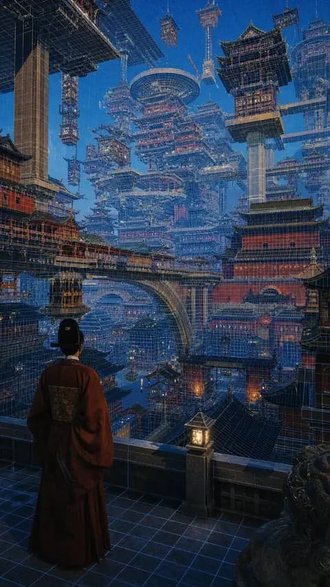 Cyber Imperial Floating Palace City preview image 1