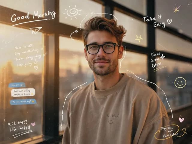 Gen-Z Aesthetic Doodle Portrait preview image 1