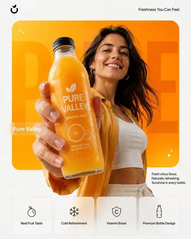 Premium Product Campaign Poster preview image 1
