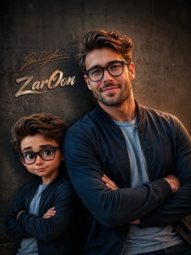 Cinematic Boy and Miniature Version preview image 1