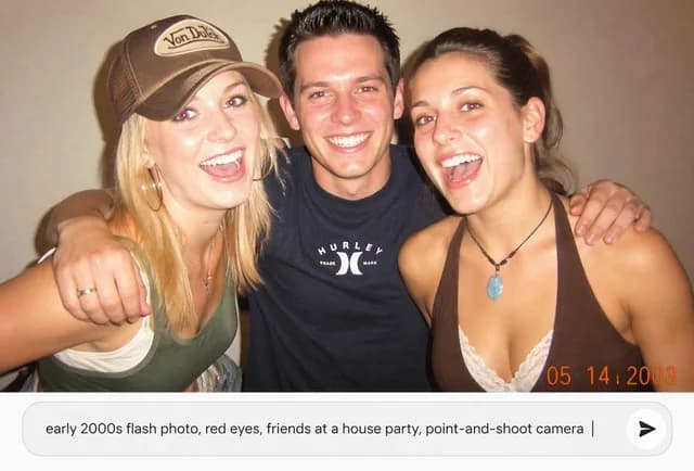Early 2000s Party Photo UI preview image 1