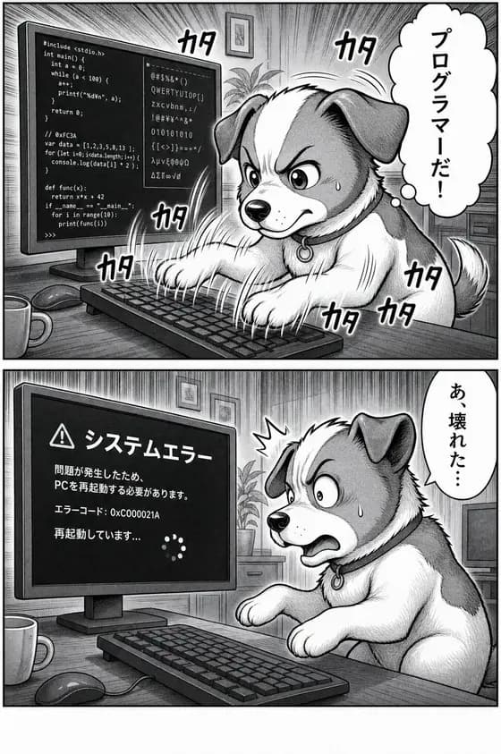 Dog Programmer Manga Comic preview image 1