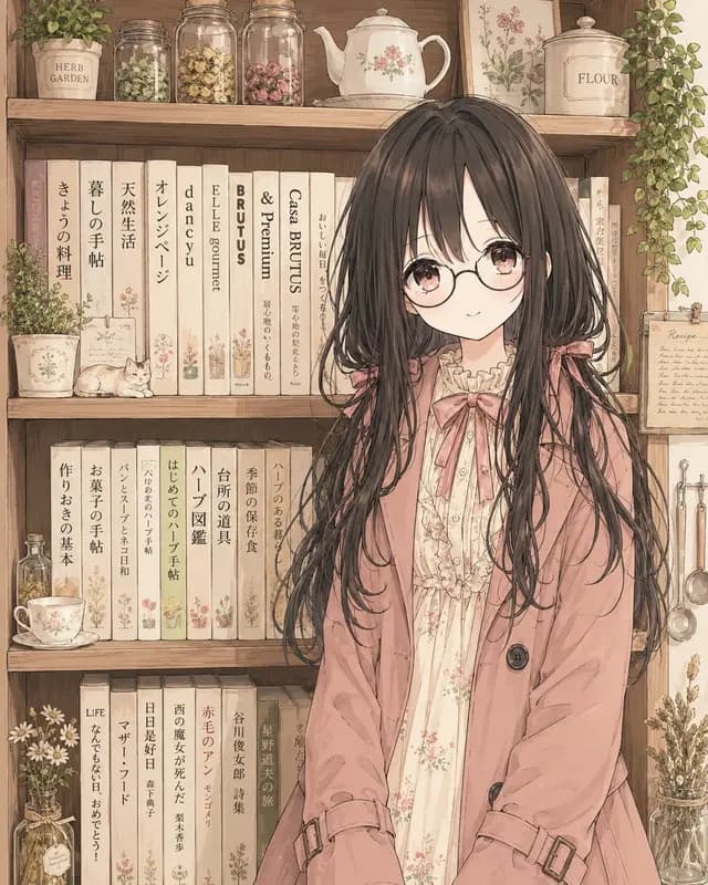 Faceless Cottagecore Anime Girl preview image 1