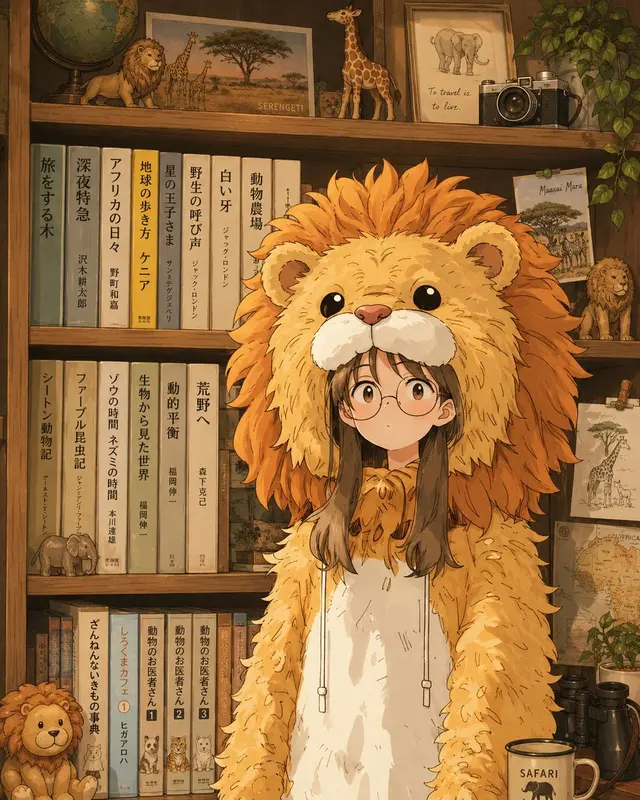 Anime Lion Costume Safari Study preview image 1