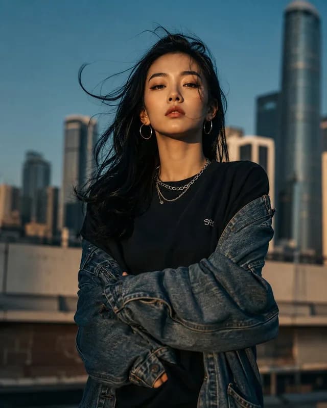 Urban Urban Fashion Cinematic Portrait preview image 1