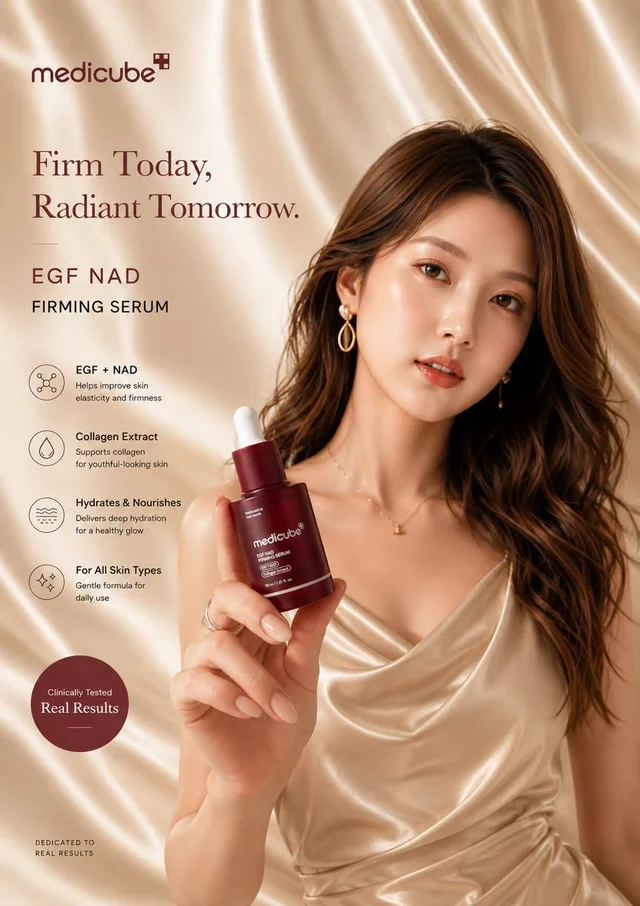 Luxury Skincare Advertisement Poster preview image 1