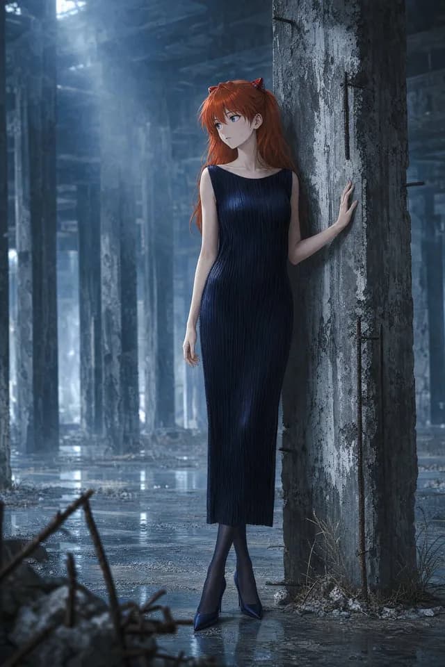 Midnight Blue Asuka Fashion Portrait preview image 1