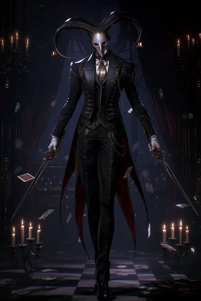 Gothic Jester Duelist preview image 1
