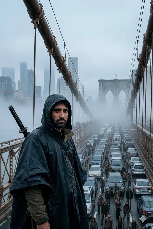 Foggy Brooklyn Bridge Survivor preview image 1