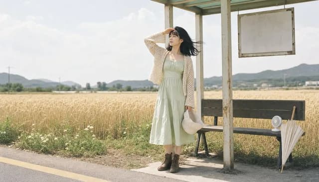 Fictional Korean Idol Summer Portrait preview image 1