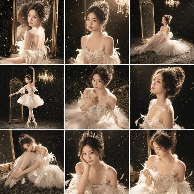 Luxury Studio Ballet Portrait Grid preview image 1