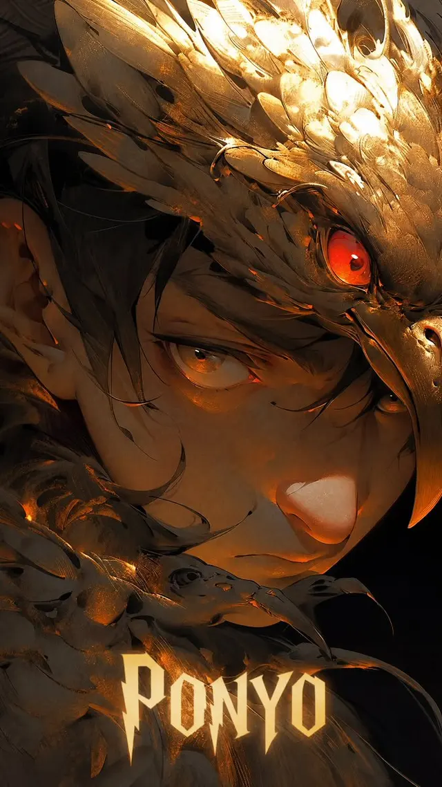 Dark Raven Armor Anime Poster preview image 1