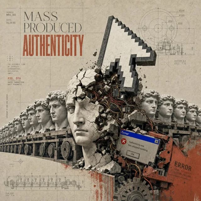 Mass Produced Authenticity Collage preview image 1