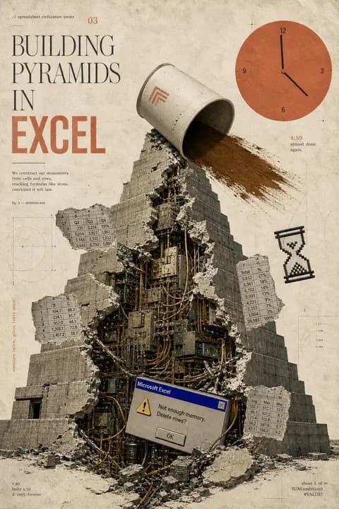 Building Pyramids in Excel Poster preview image 1
