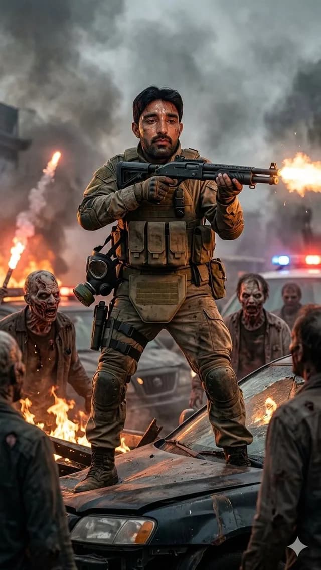 Cinematic Frontline Warrior Last Stand preview image 1